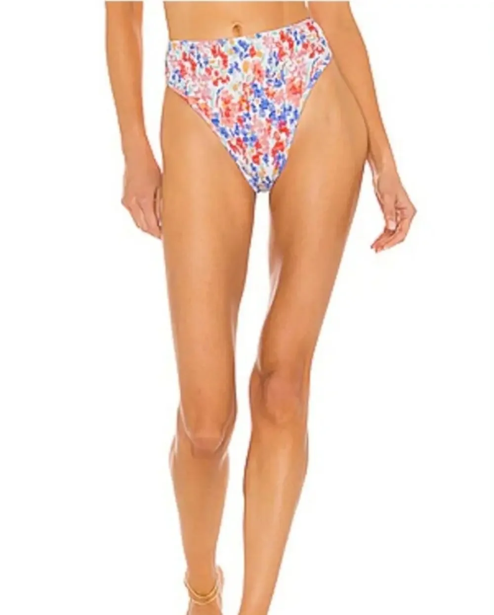 L*Space Barlette Bikini Bitsy Bottom in Flowers Forever Size Small